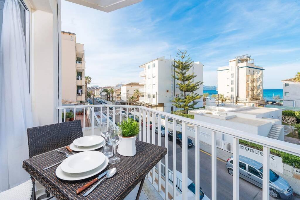 Cozy Apartment With Sea Views,Can Picafort กันปิกาฟอร์ต ภายนอก รูปภาพ